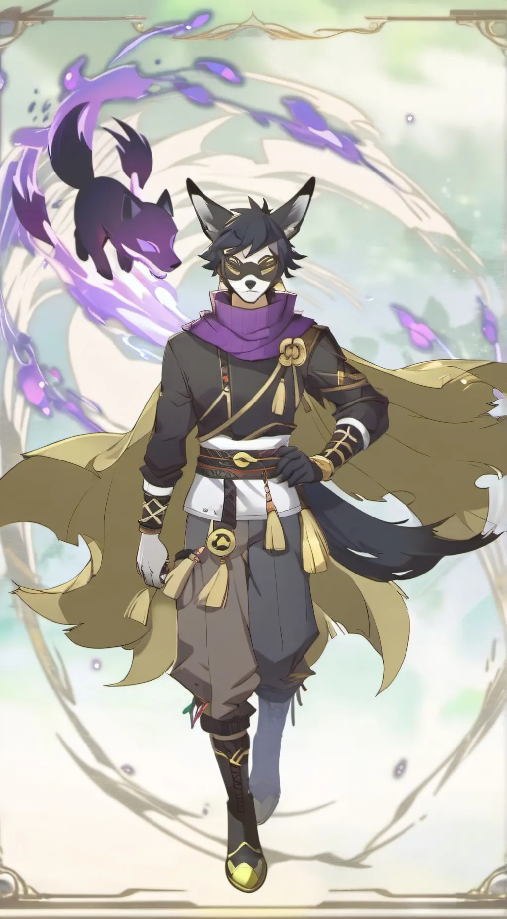 ai character: Foxo background
