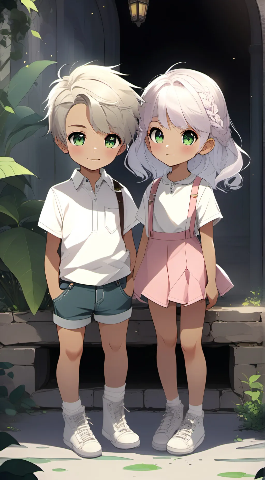 ai character: Dia and Daelo background