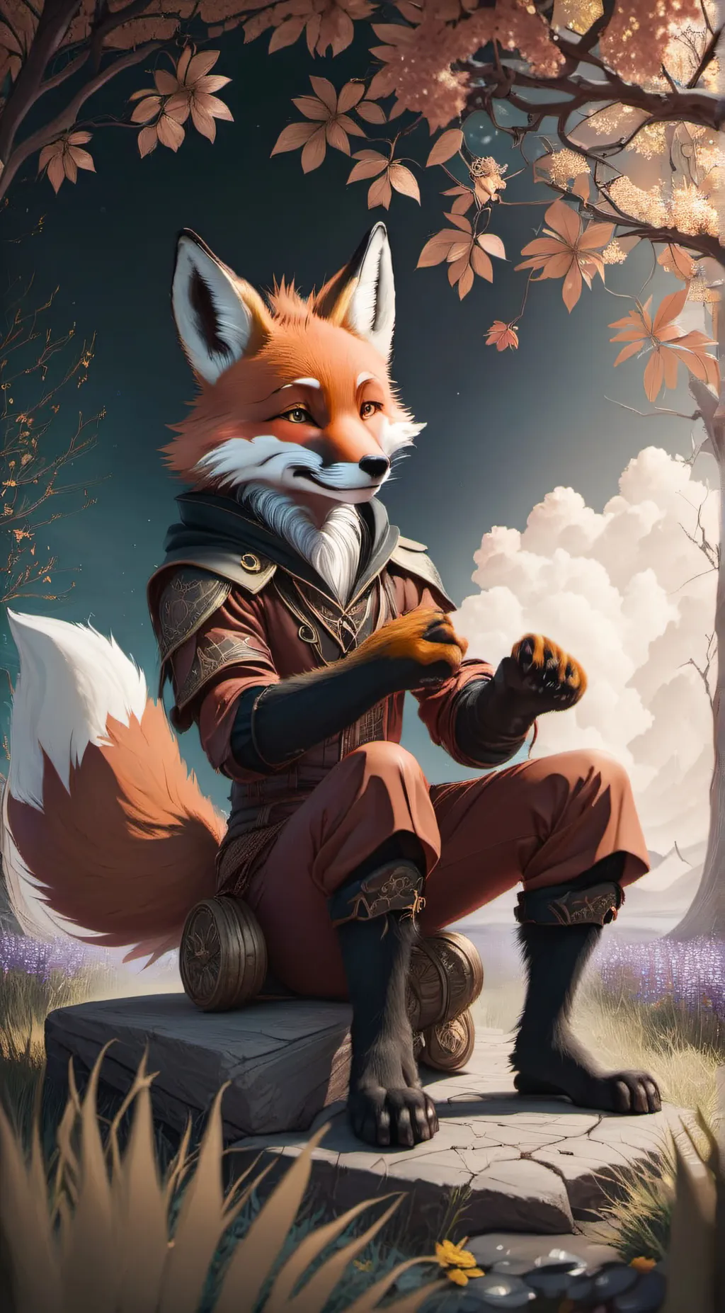 ai character: Darius Copperfield background