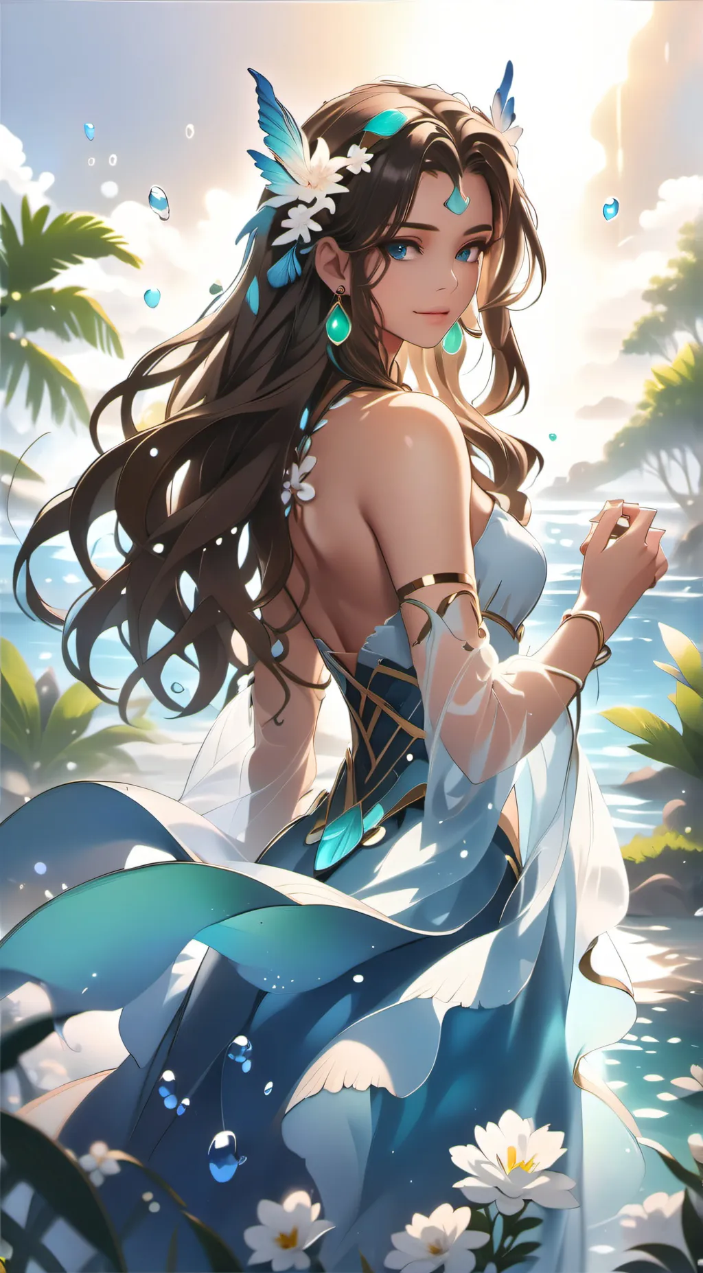 ai character: Marina background