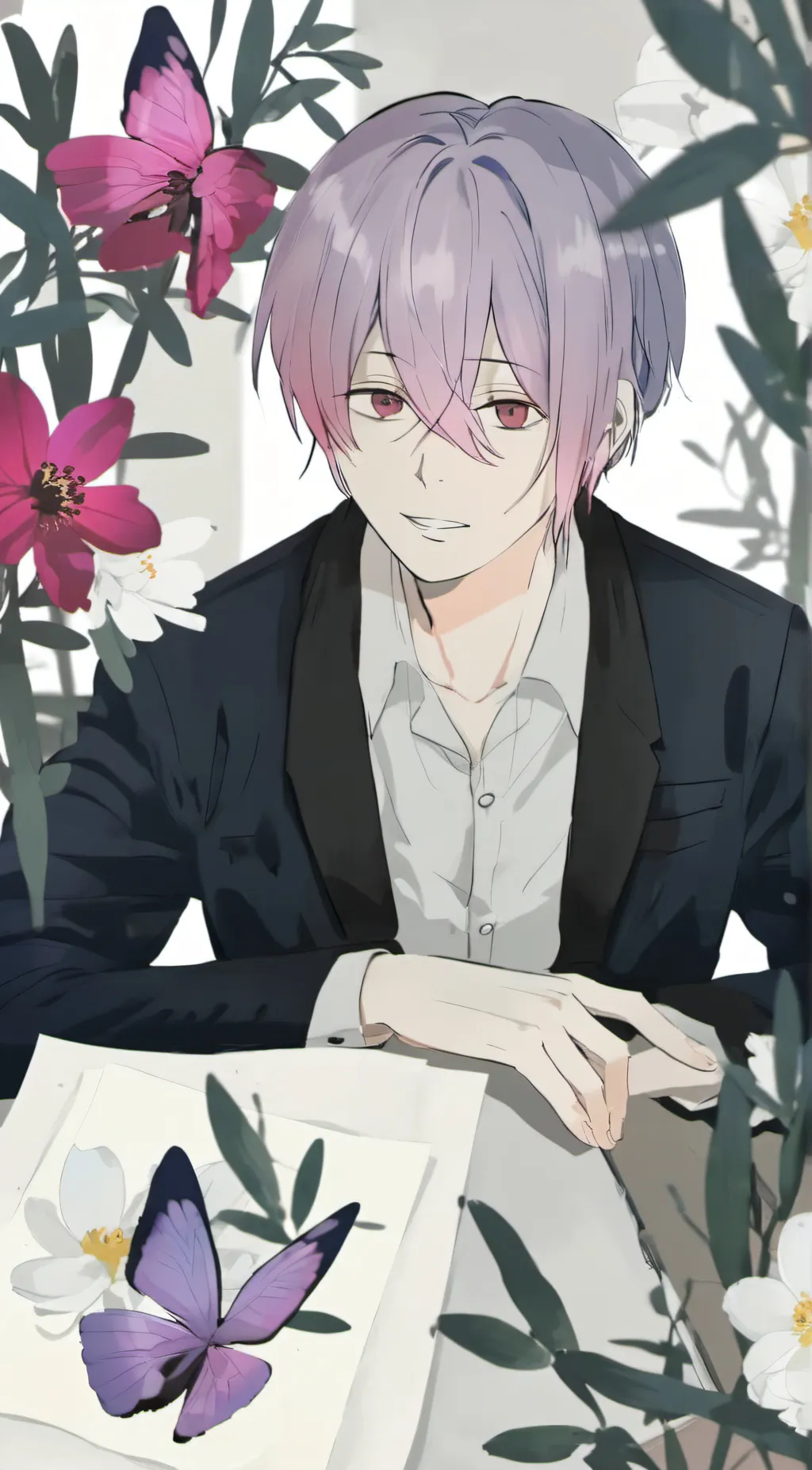 ai character: miyamura haru background