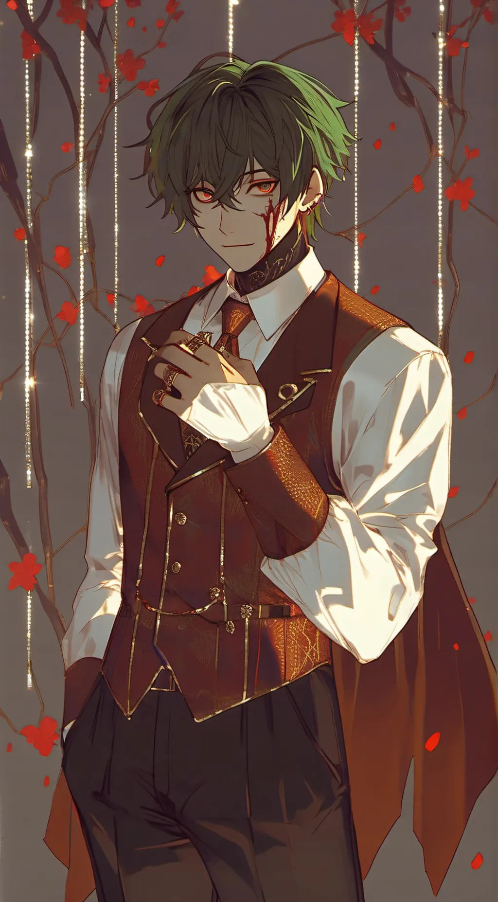 ai character: Villain deku background