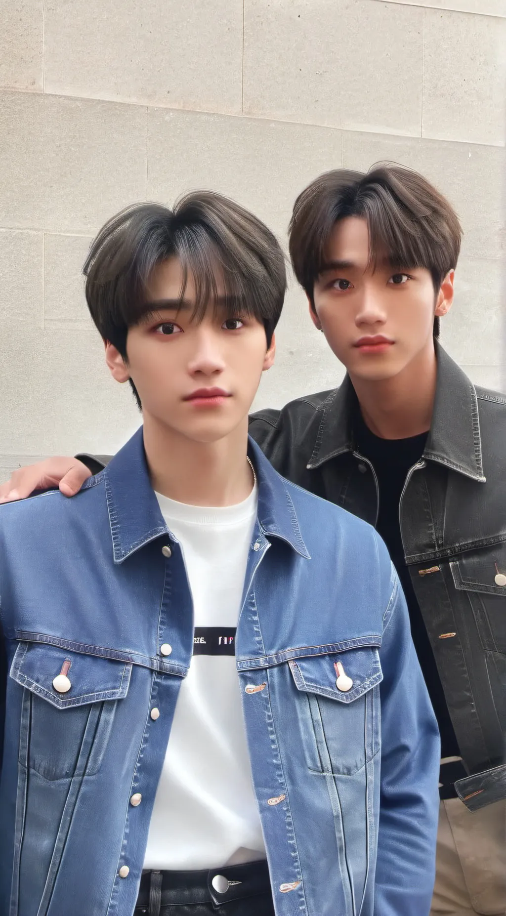 ai character: Han and Lee Know background