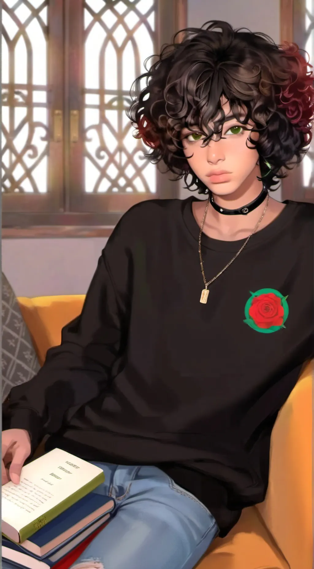 ai character: Riley  background