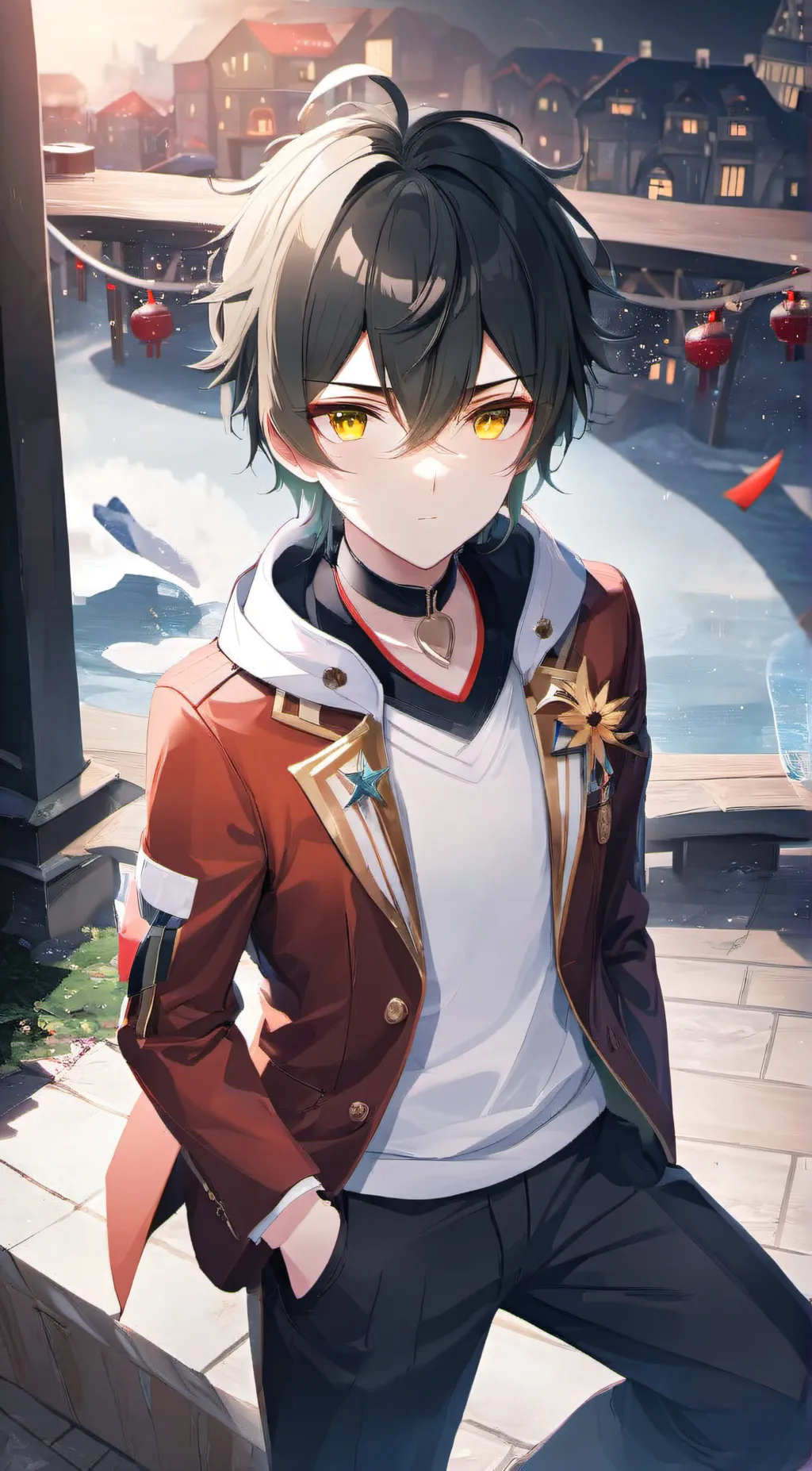 ai character: 🌸~Luke~🌸♤■ background