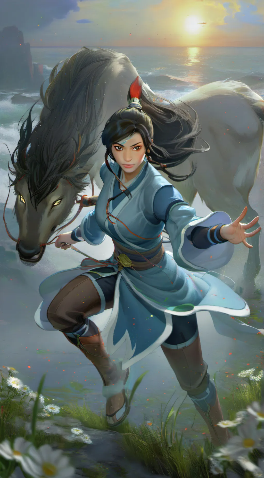ai character: legend of korra background