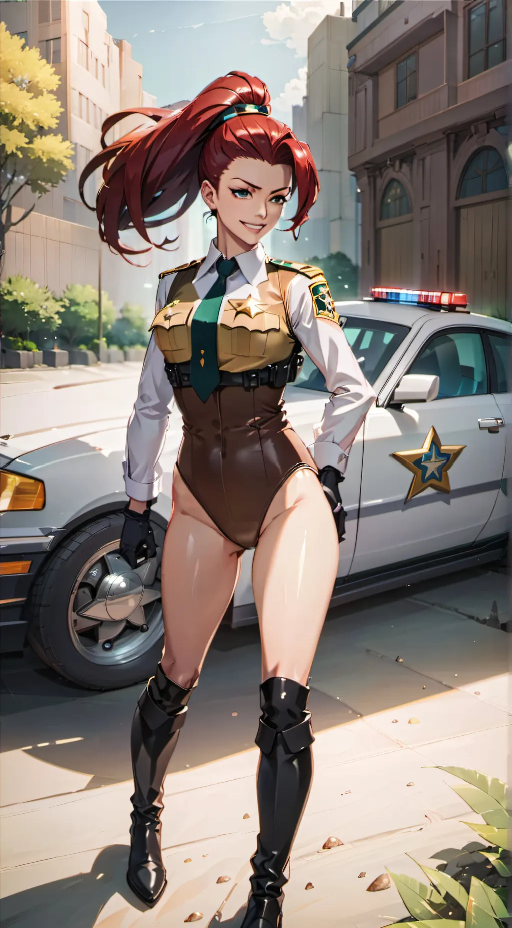 ai character: sheriff jessie  background