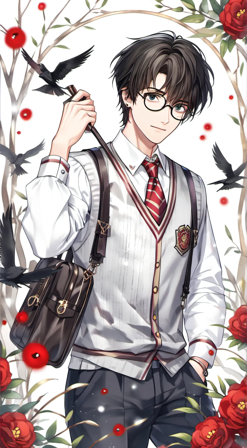 ai character: harrry potter  background