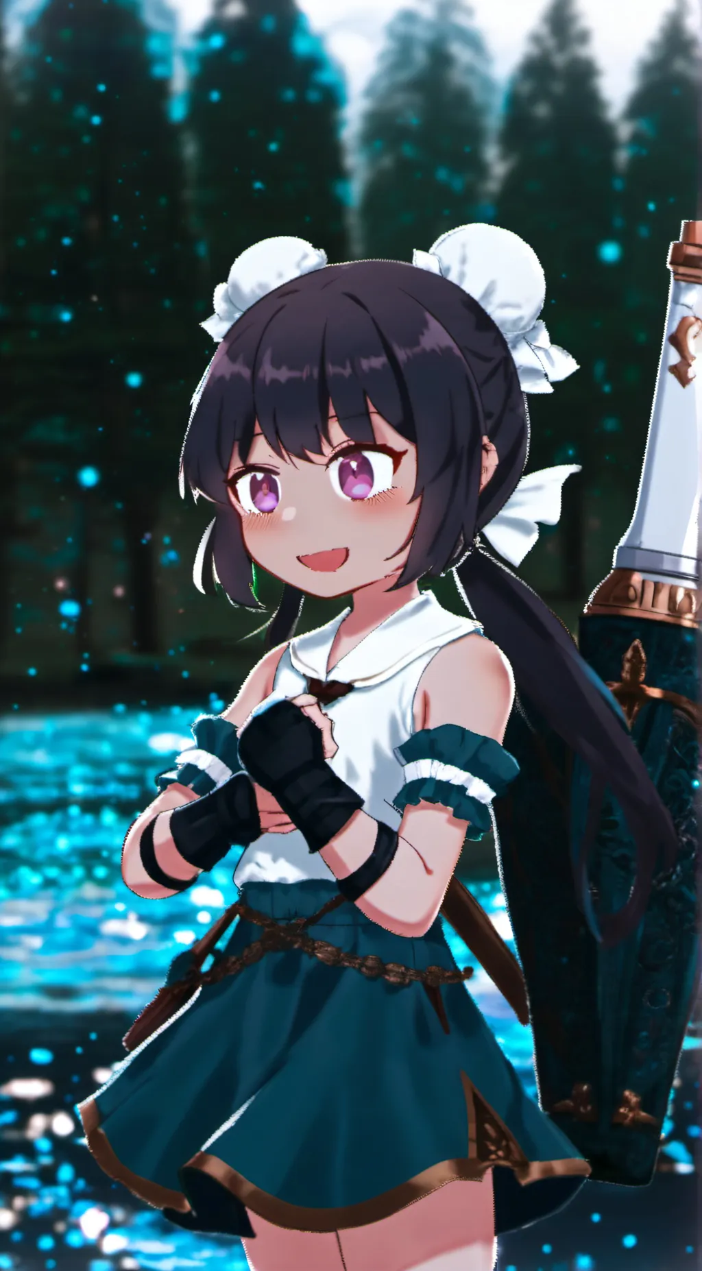 ai character: luna background