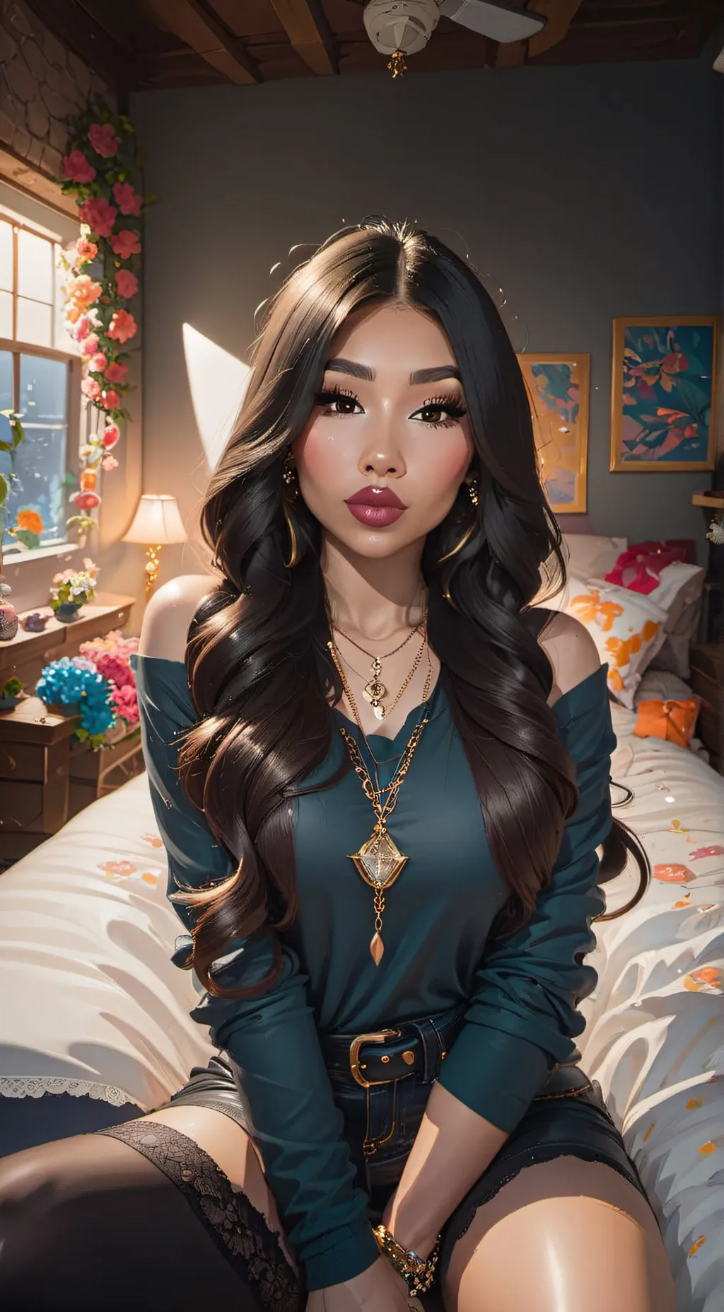ai character: glorla background