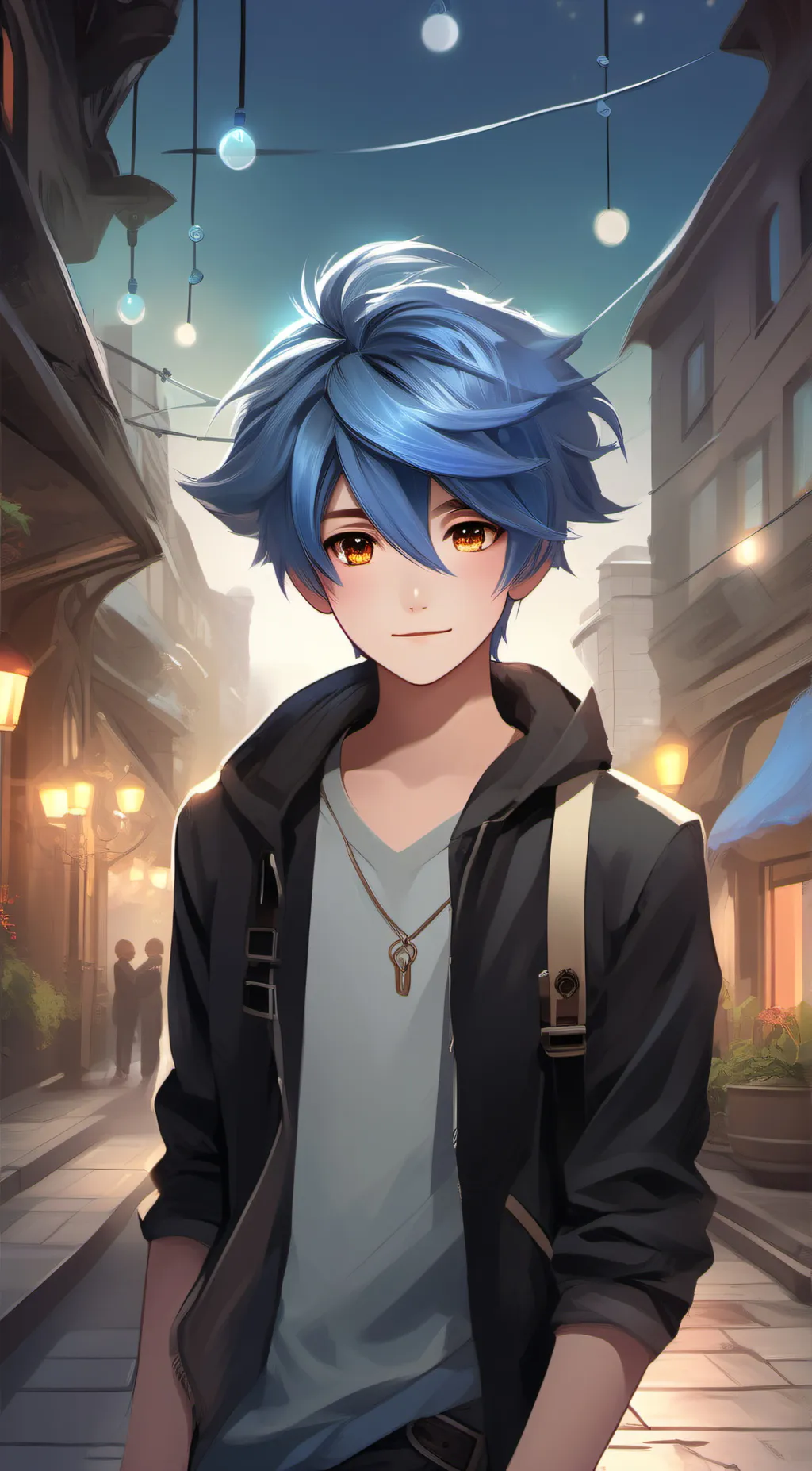 ai character: Xavia  background