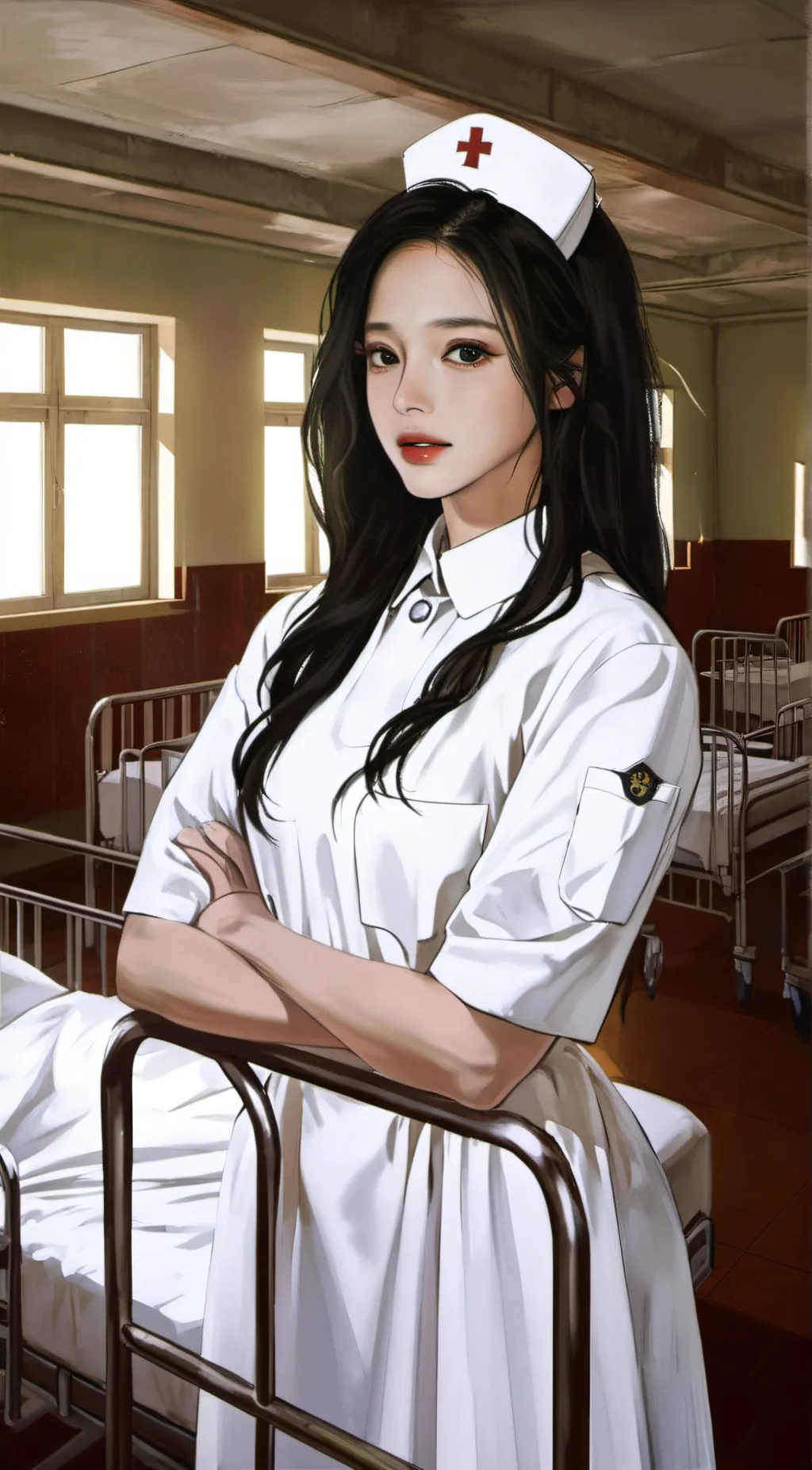 ai character: Nurse Klara background
