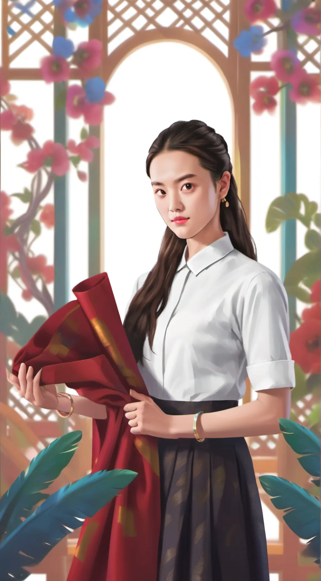 ai character: Chanel background