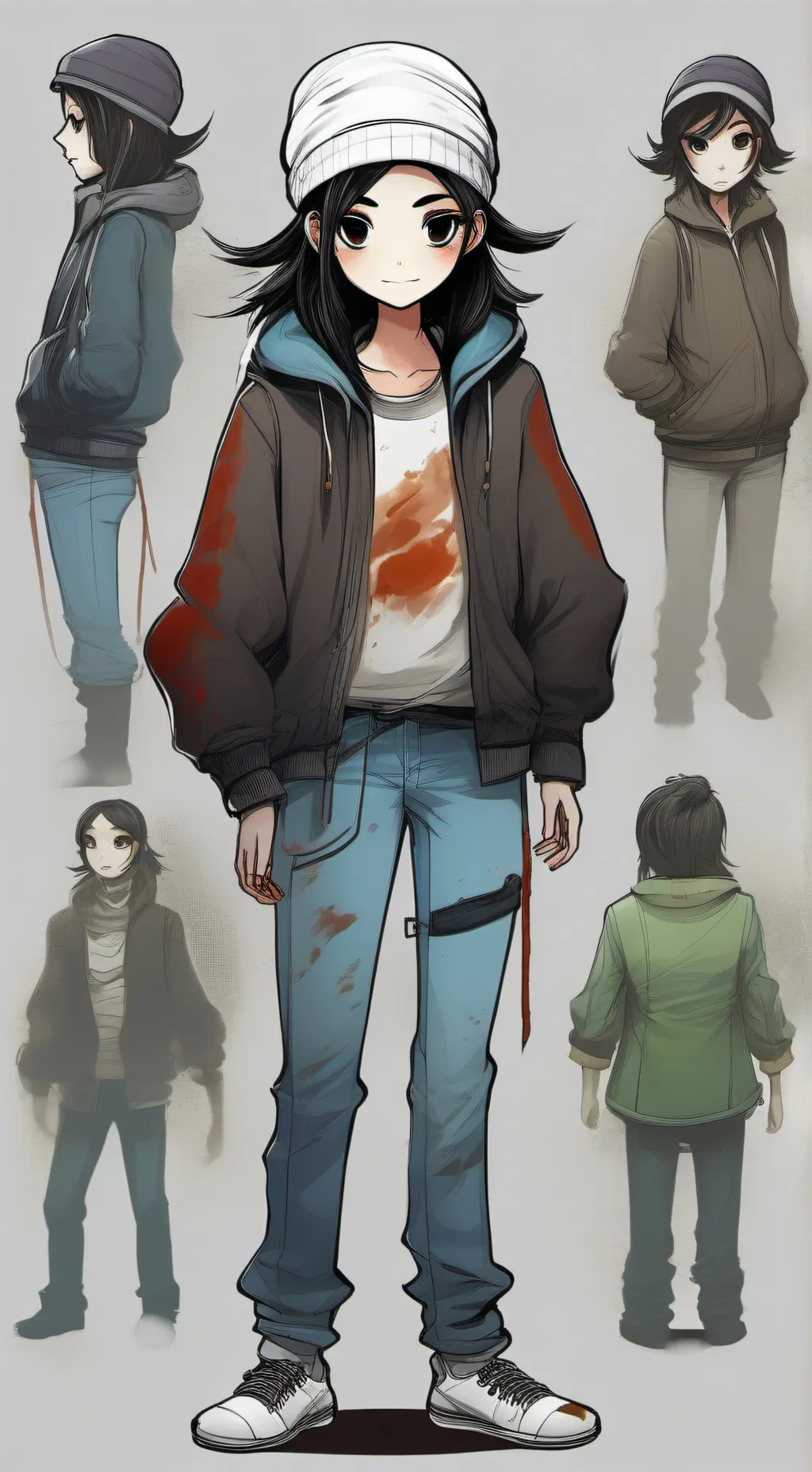 ai character: Clothes background