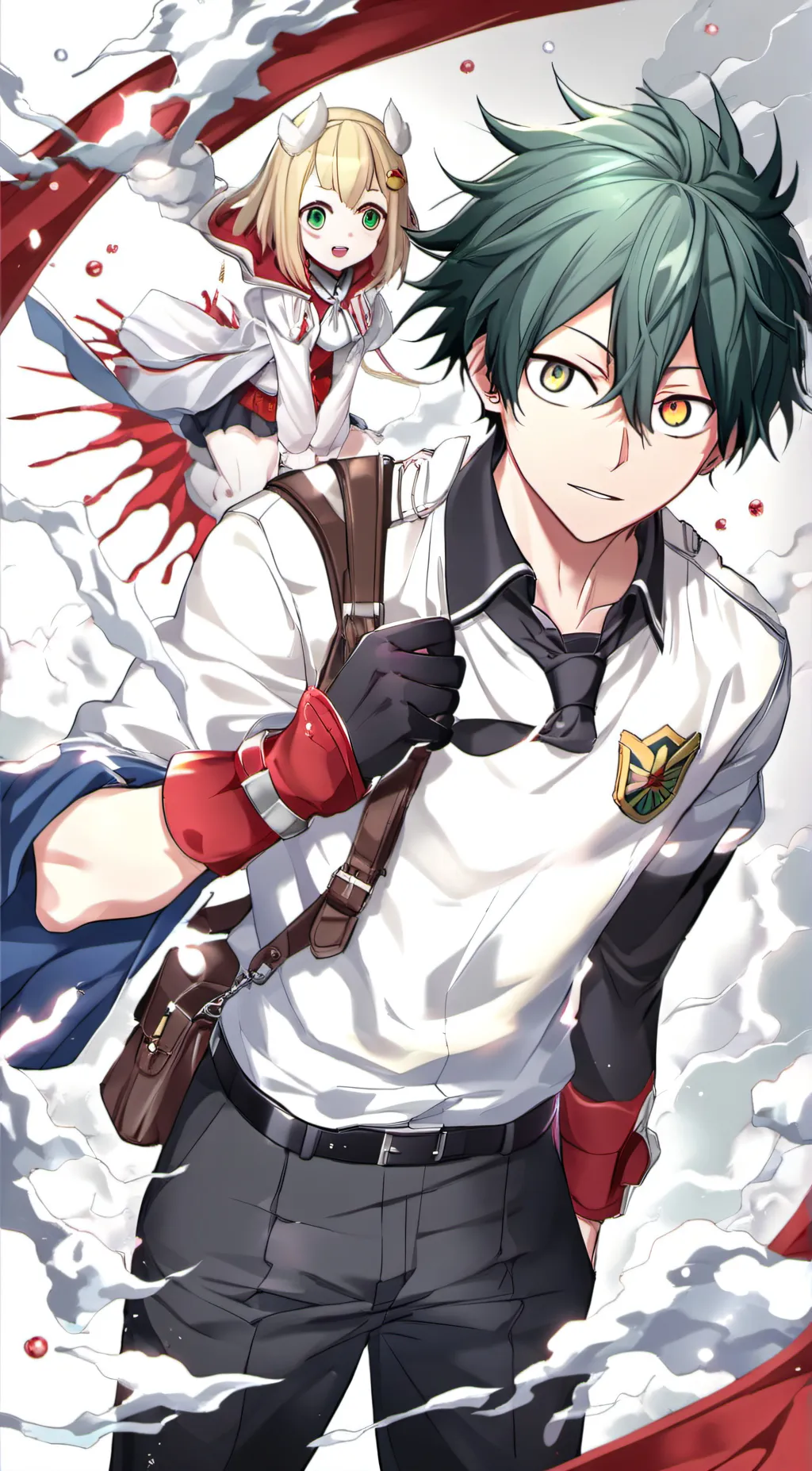 ai character: mha sketchbook background