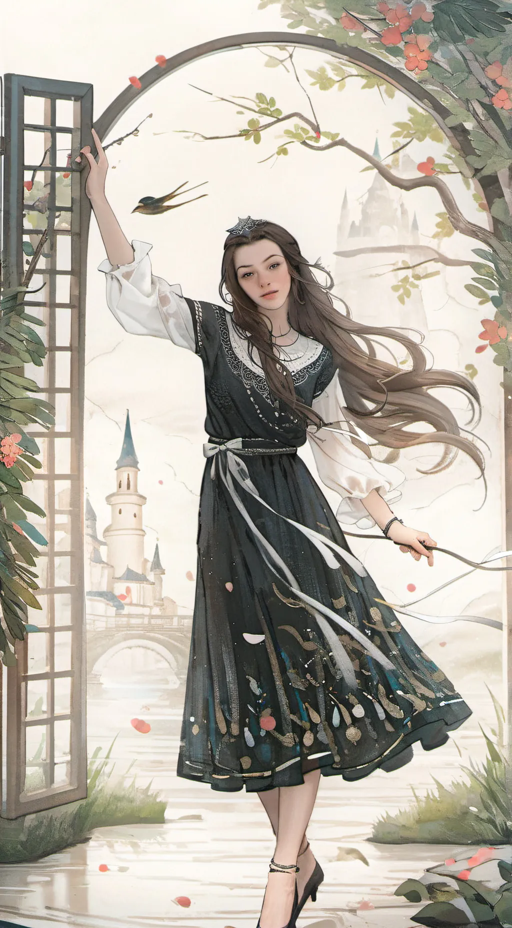 ai character: Maggie background