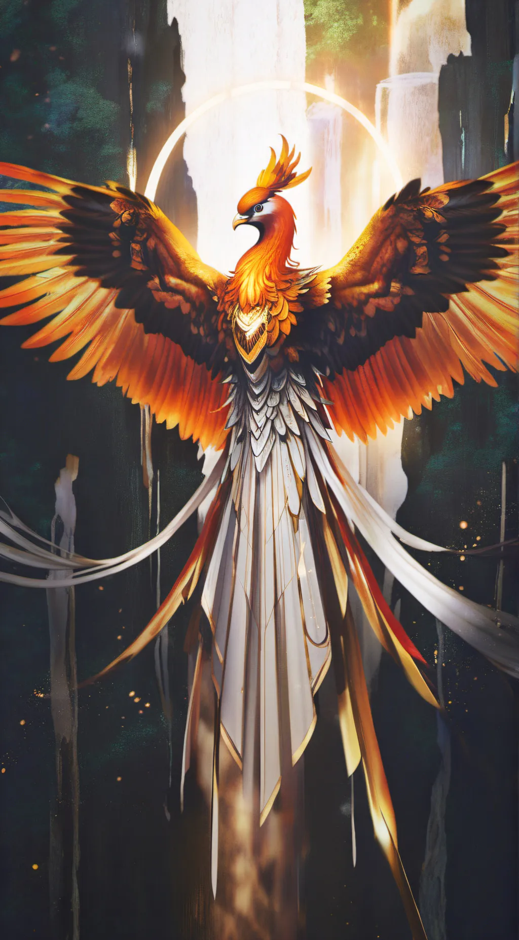 ai character: Phoenix  background