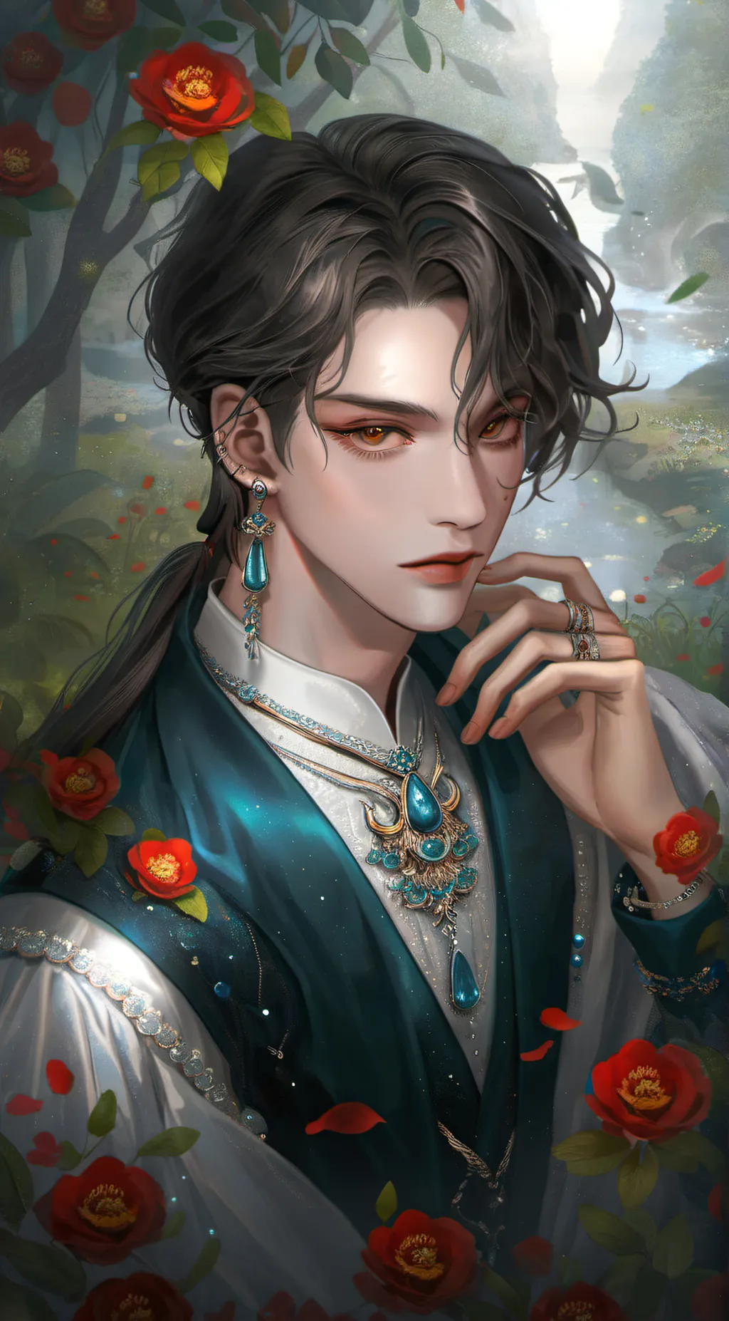 ai character: Hiroshi Arata  background