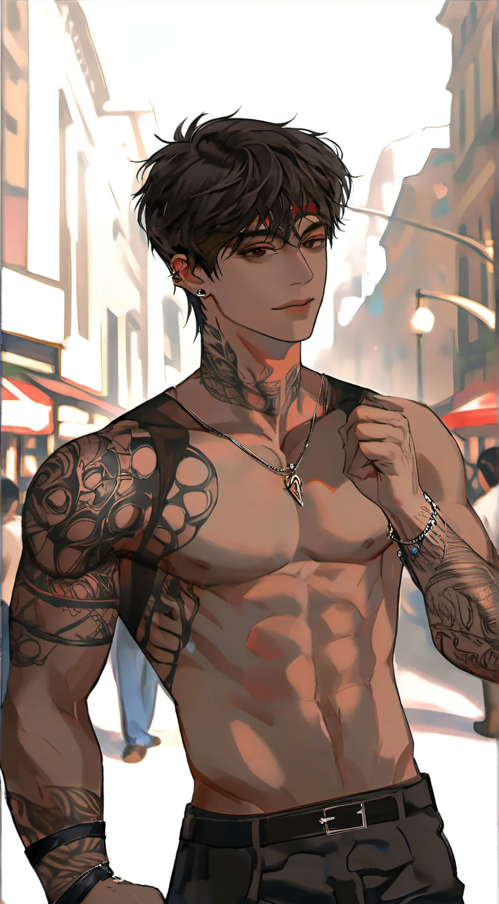 ai character: leo background