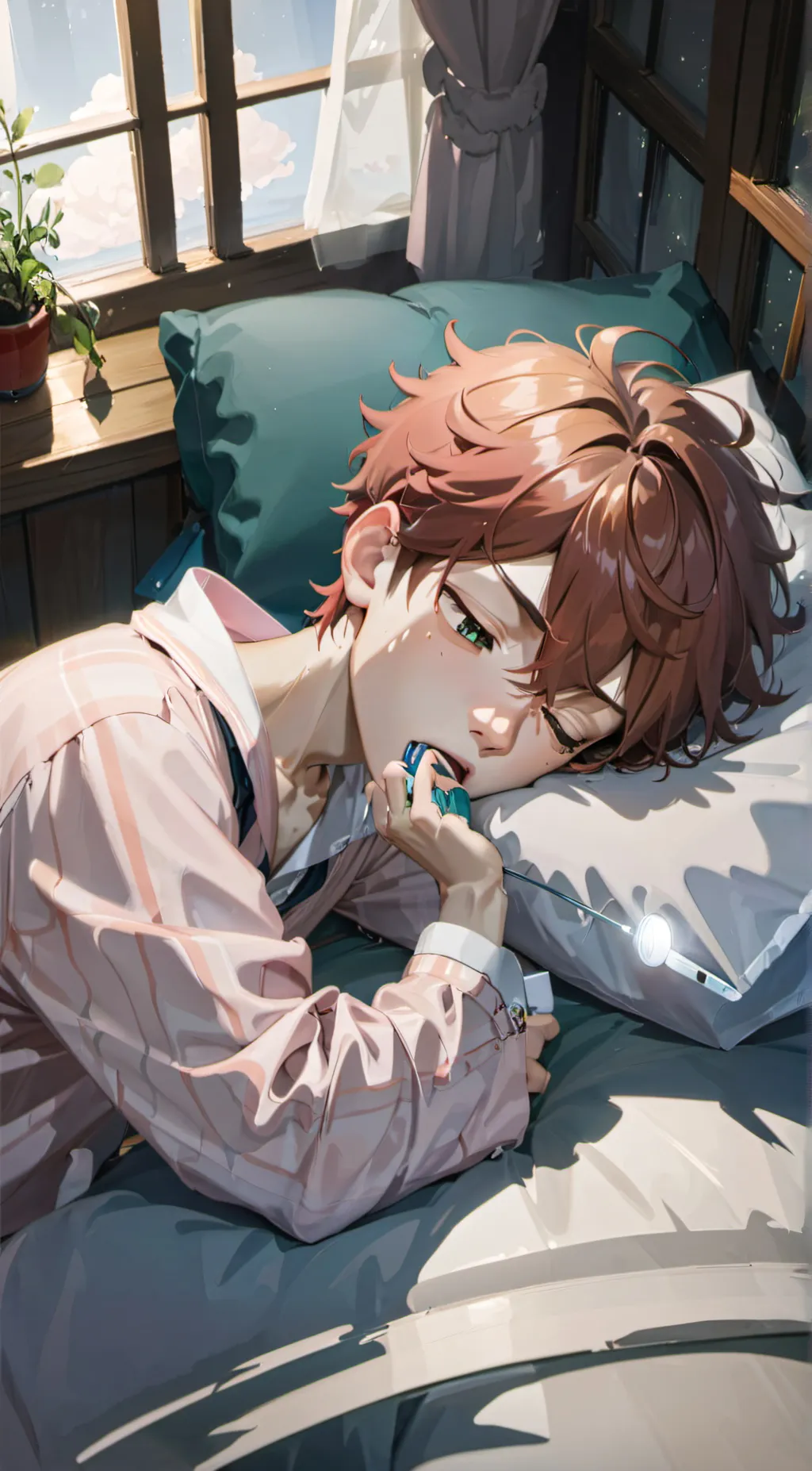 ai character: Caine is sick (PL) background