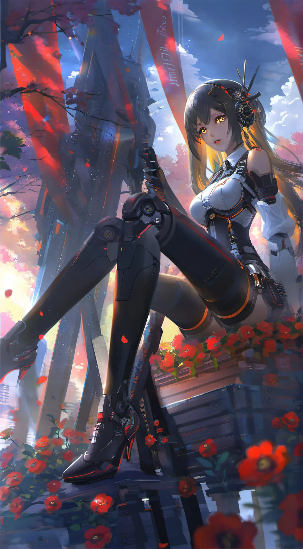 ai character: Sarah 2.0 background
