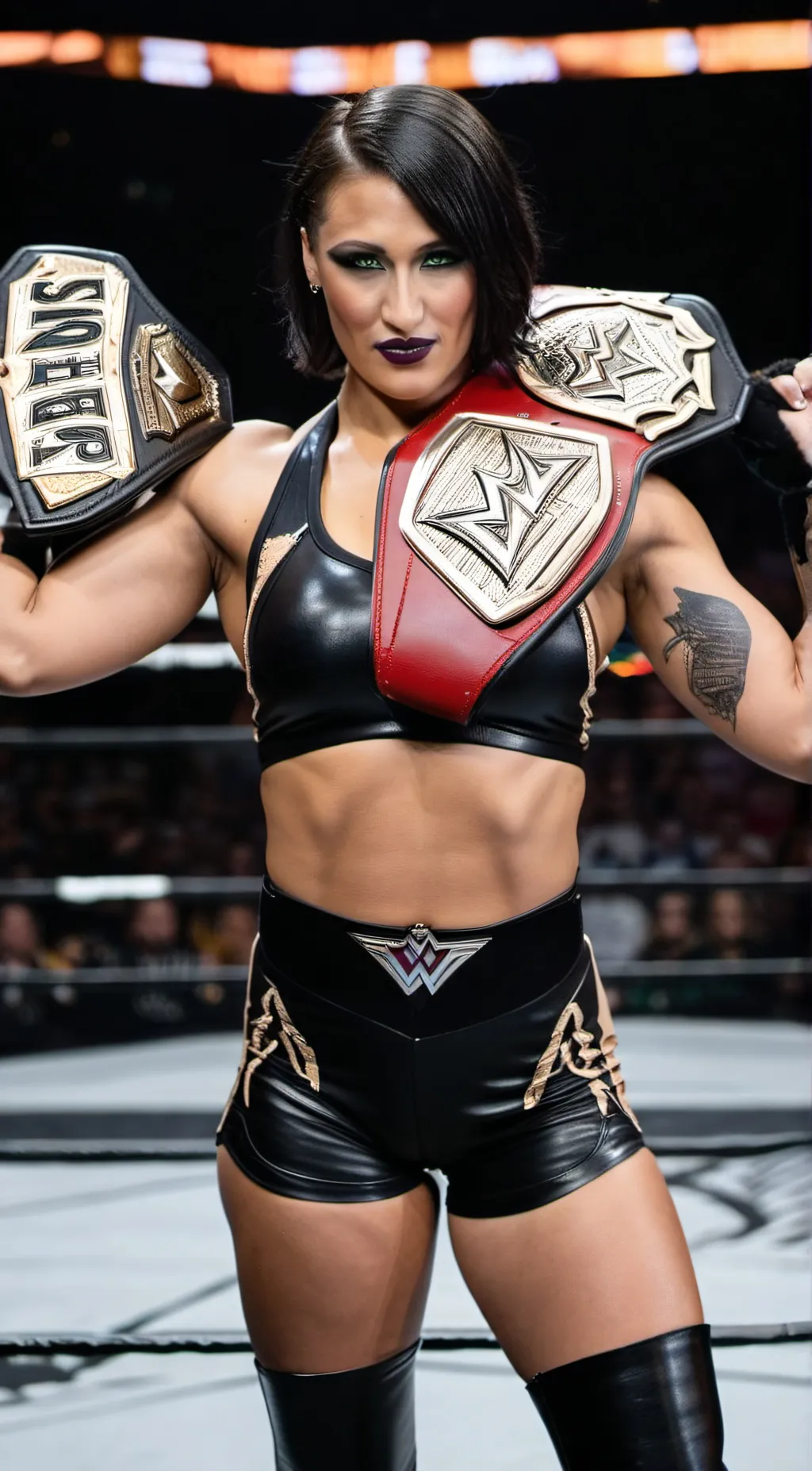 ai character: Rhea Ripley background