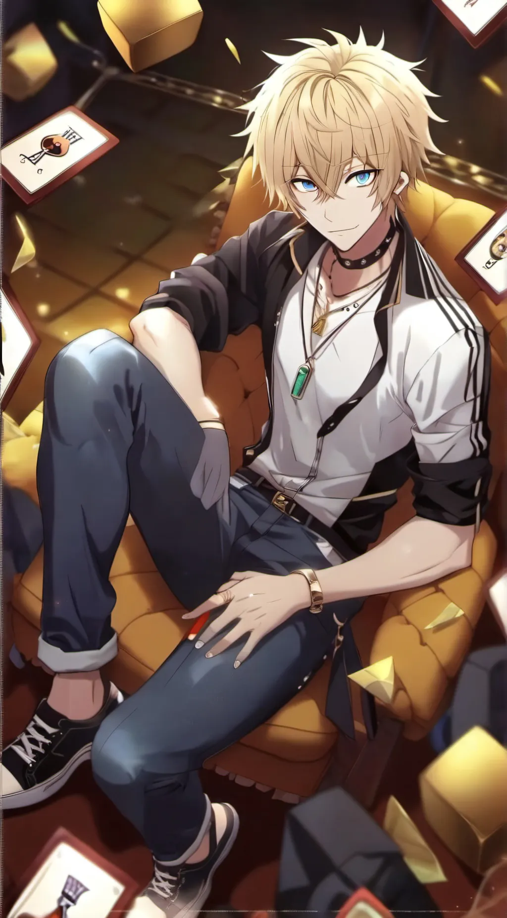 ai character: Bakugo  background