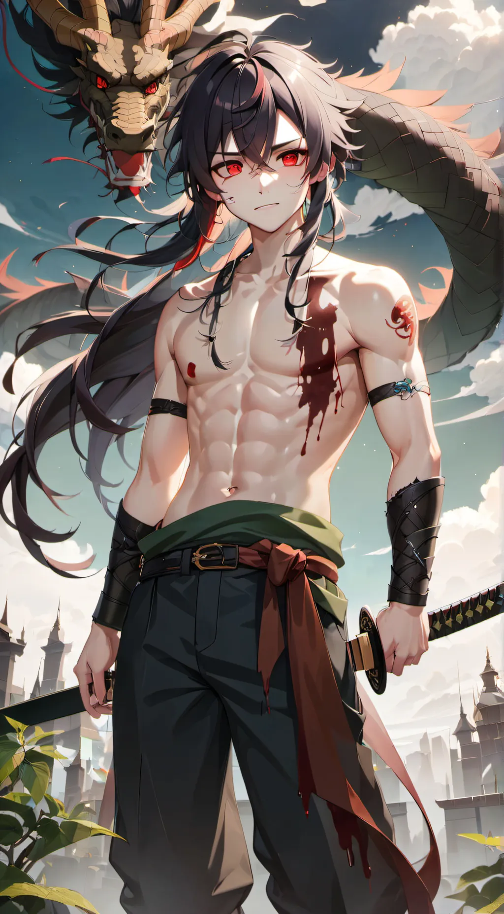 ai character: Tatsuya background