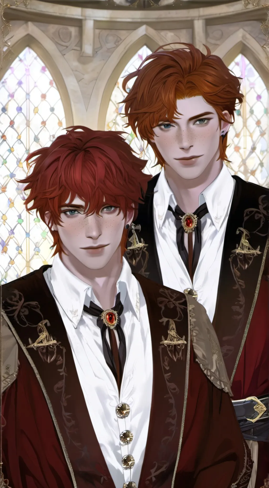 ai character: Fred and George background