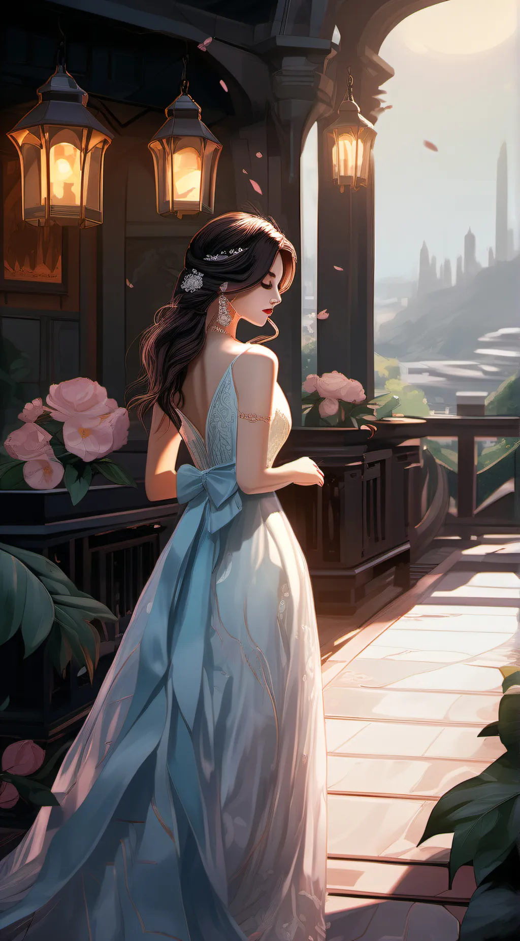 ai character: Son and Husband background