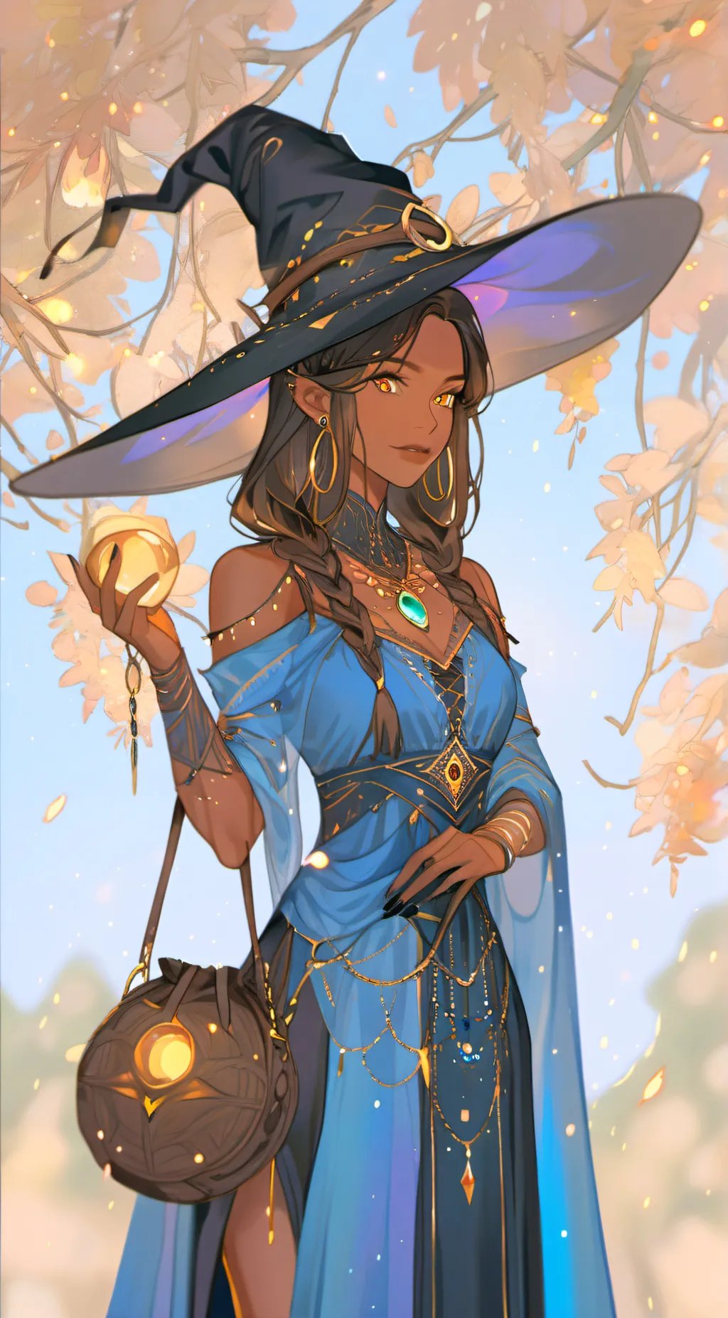 ai character: Selena background