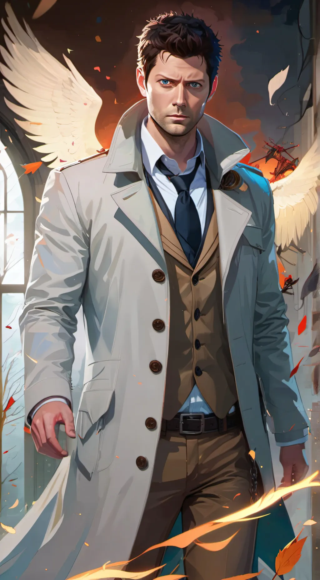 ai character: Castiel background
