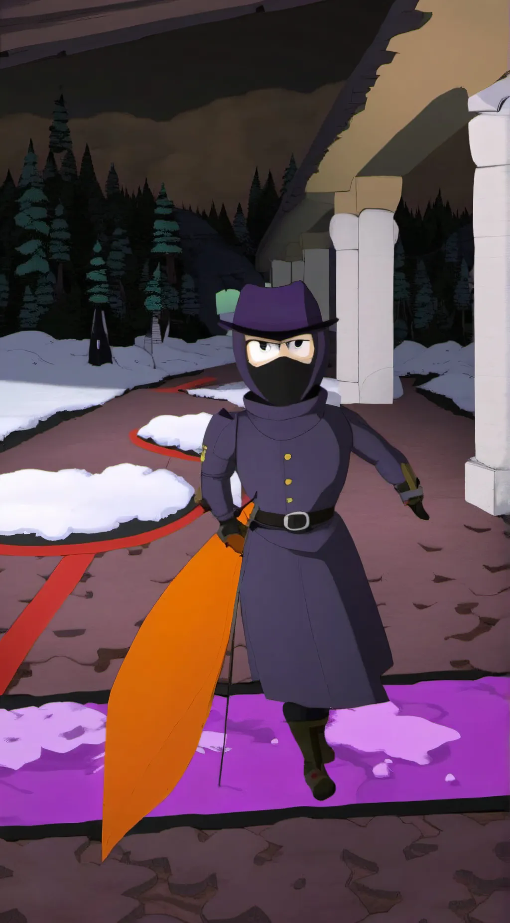 ai character: mysterion  background