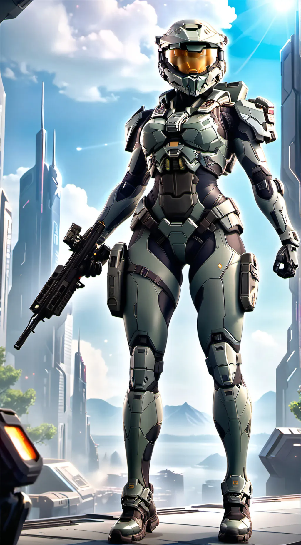 ai character: Spartan Nasha background