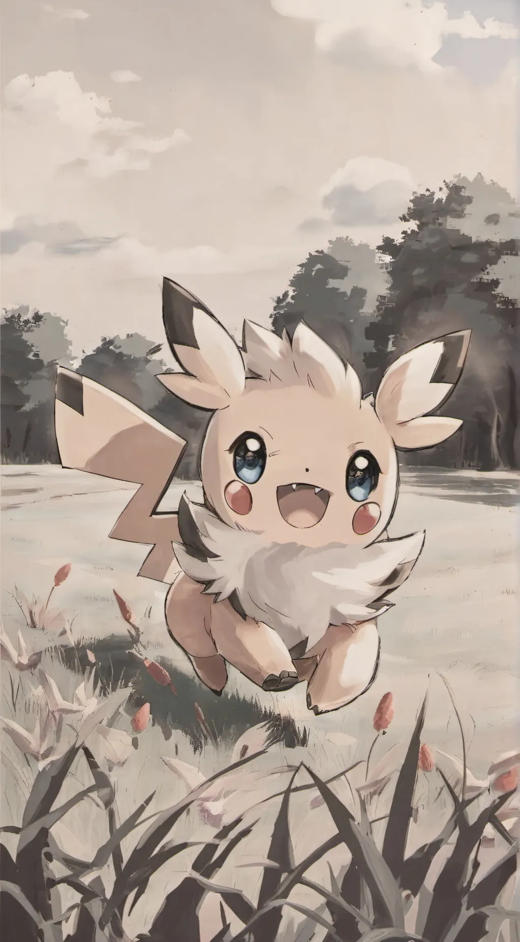 ai character: flareon background