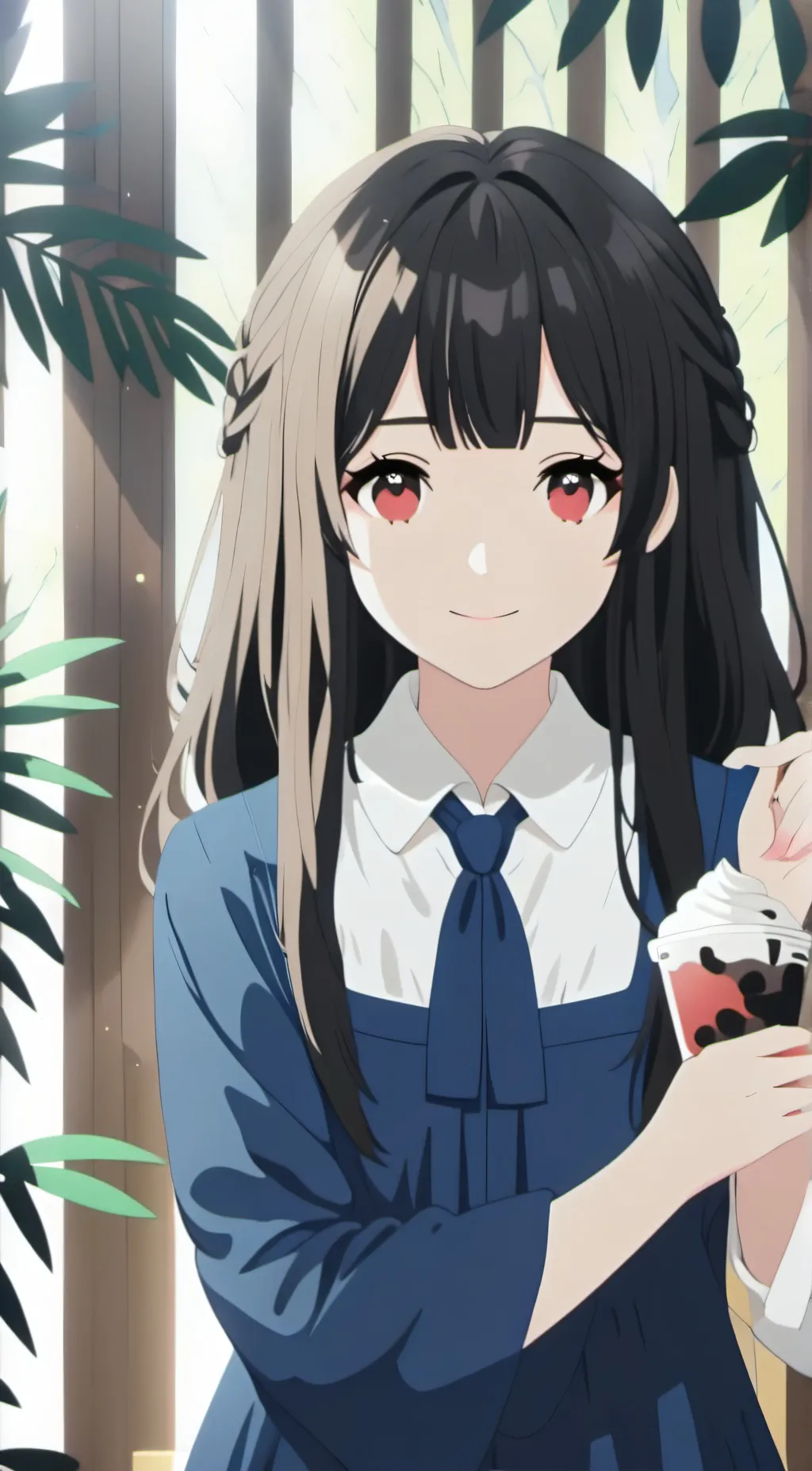 ai character: Sha background