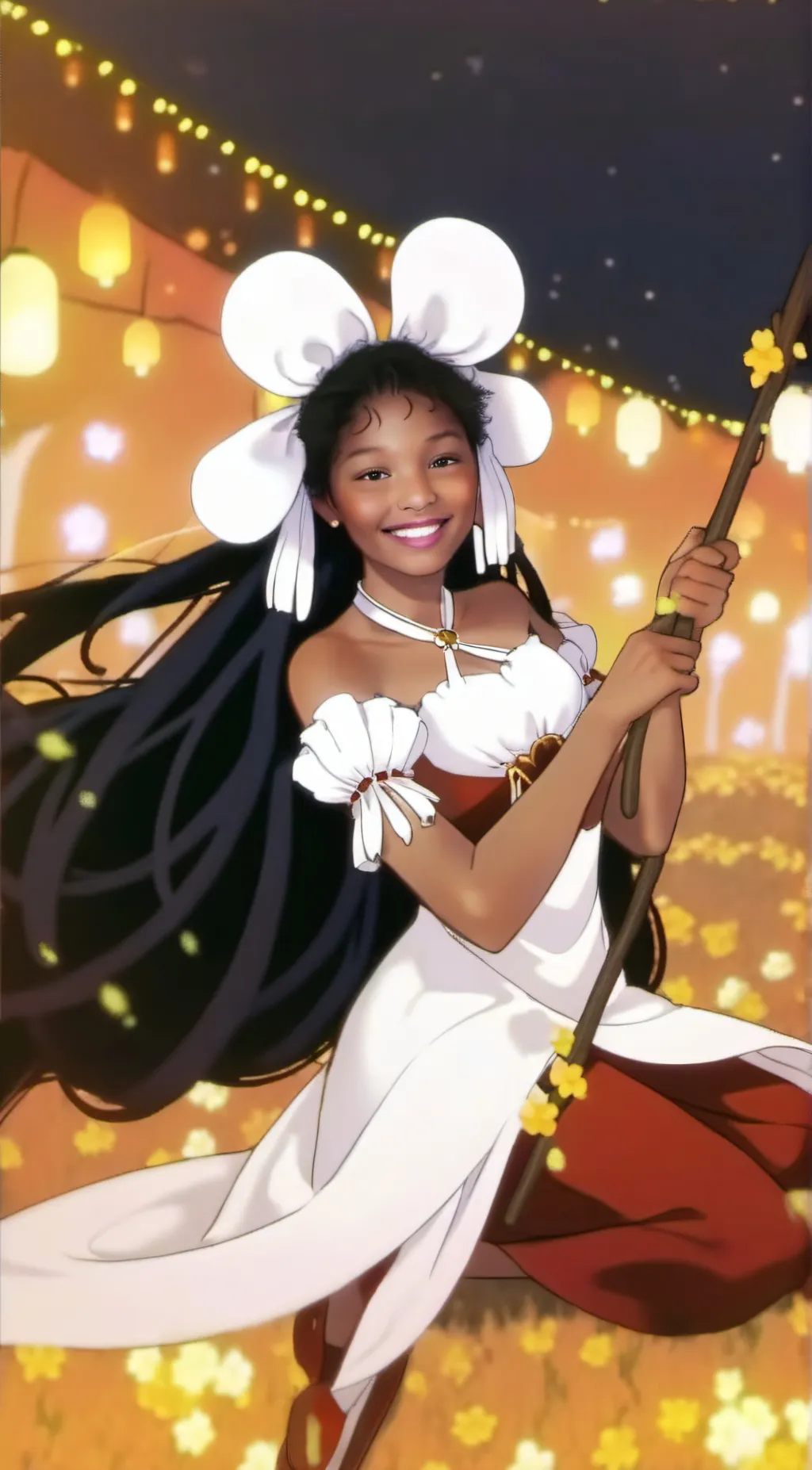 ai character: Aaliyah background