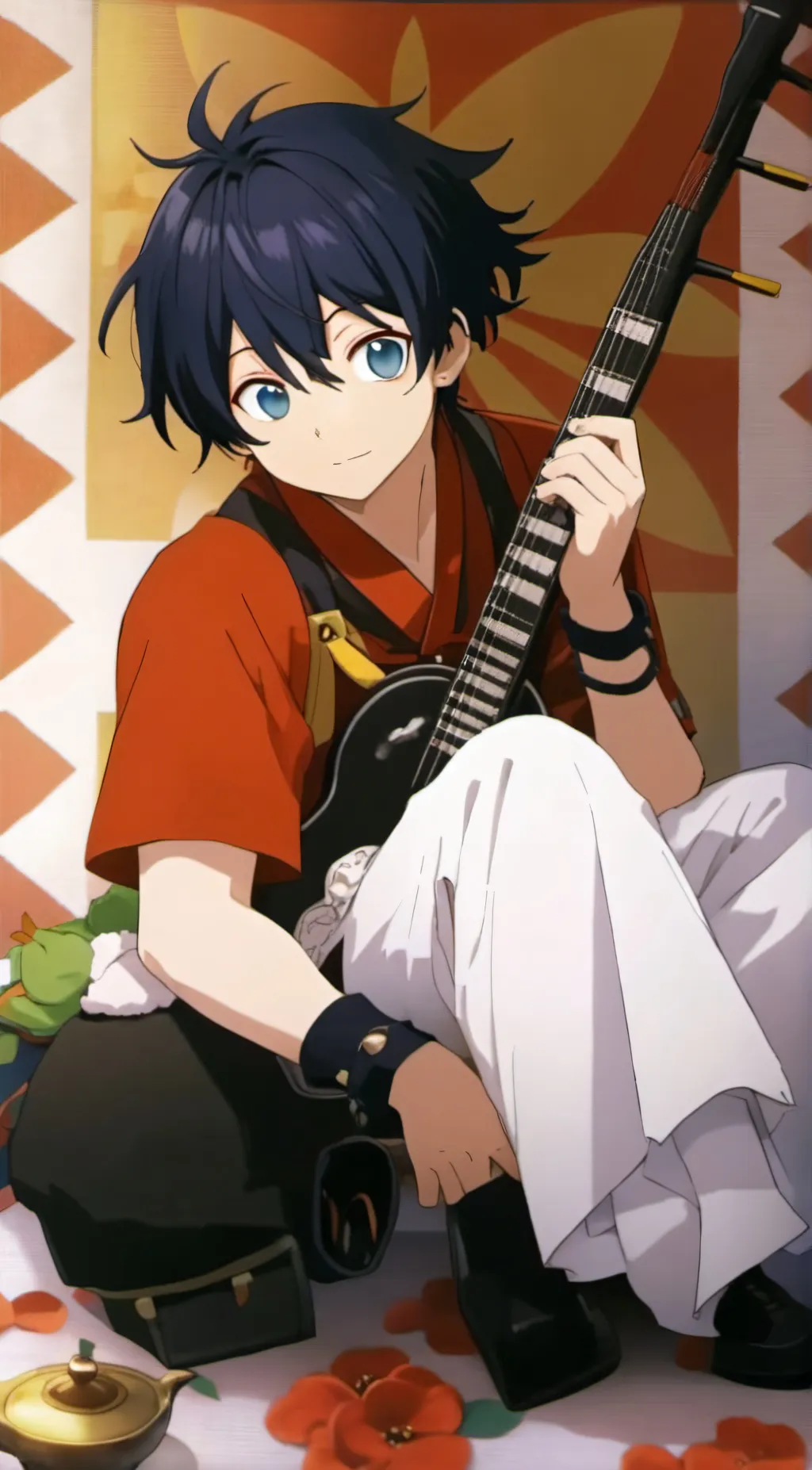 ai character: MHA Sleepover! background