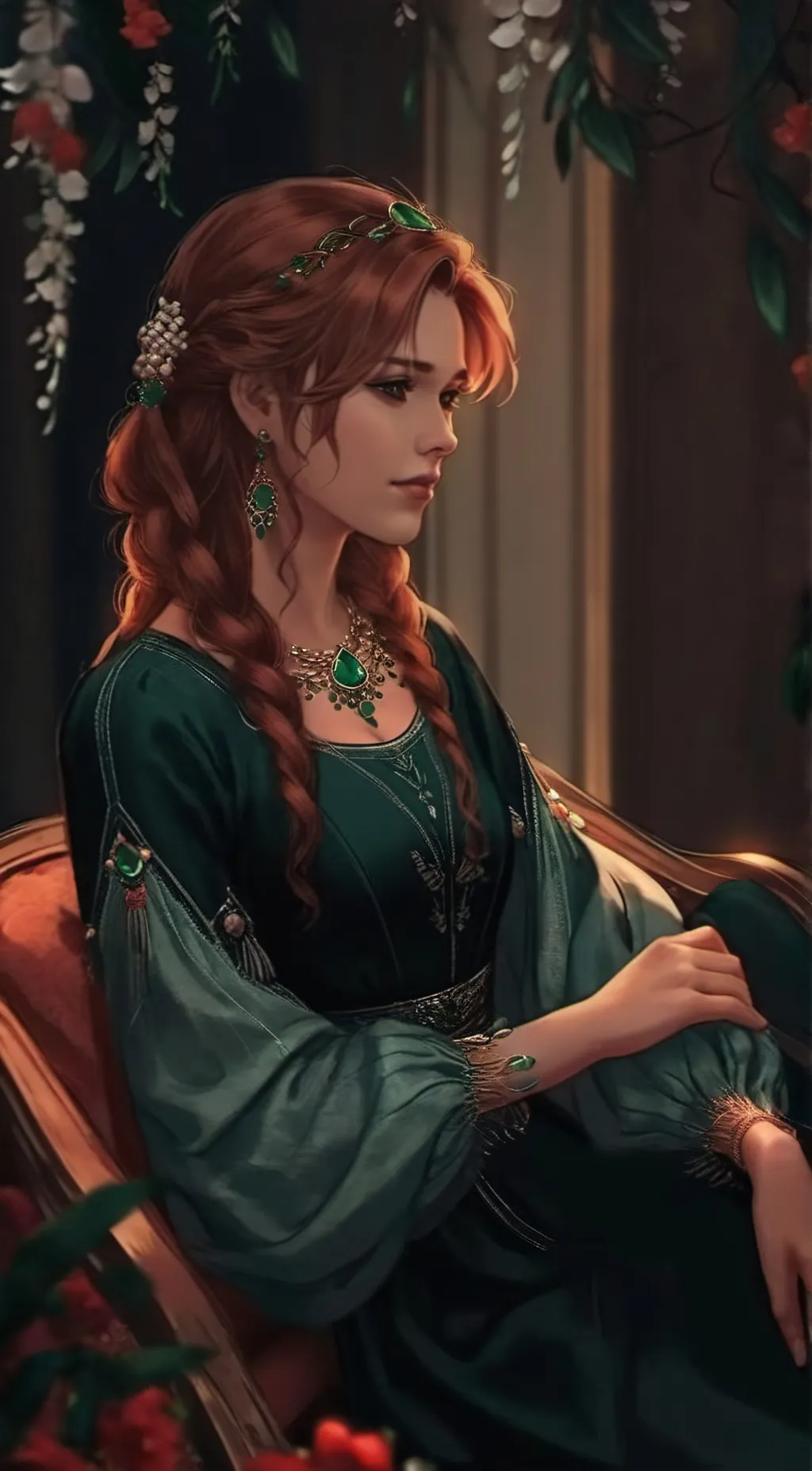ai character: Élise  background