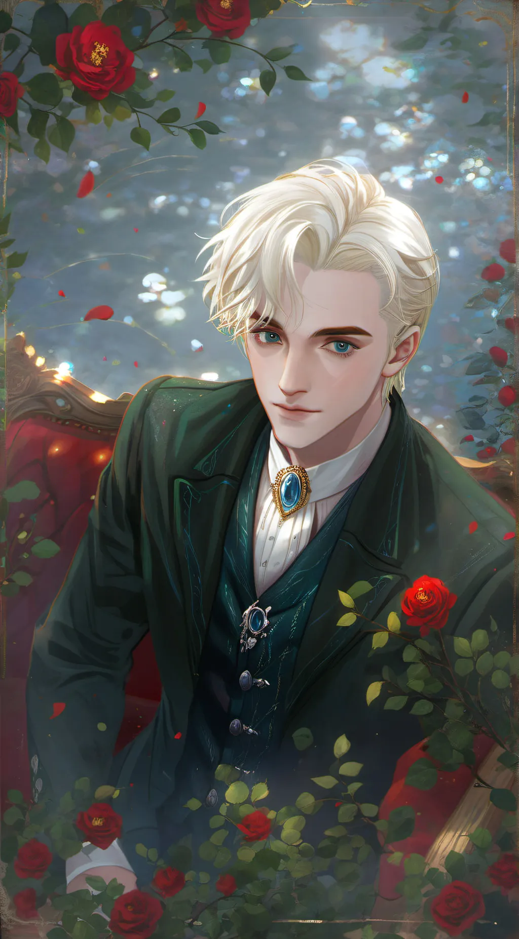 ai character: Slytherin boys  background