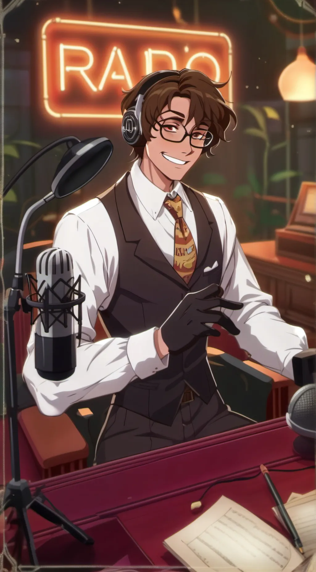 ai character: Alastor (Human) background