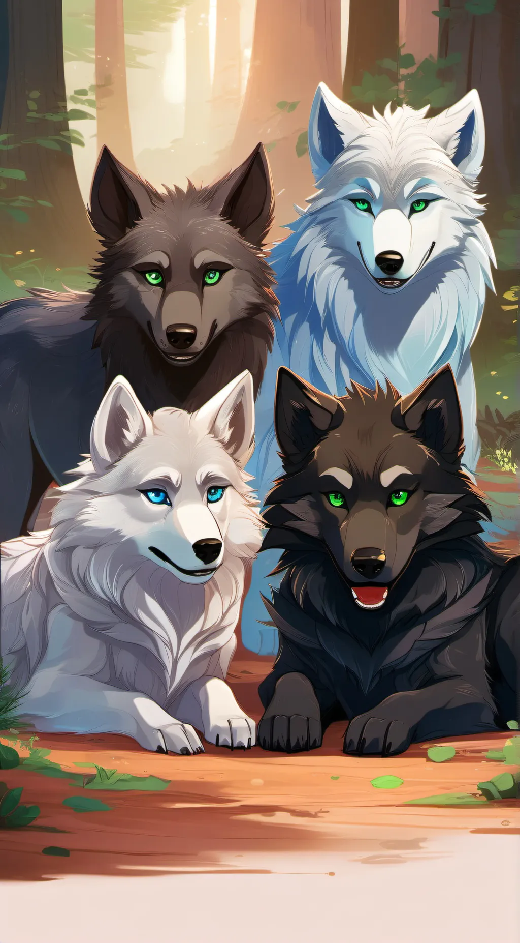 ai character: u and ur brothers background