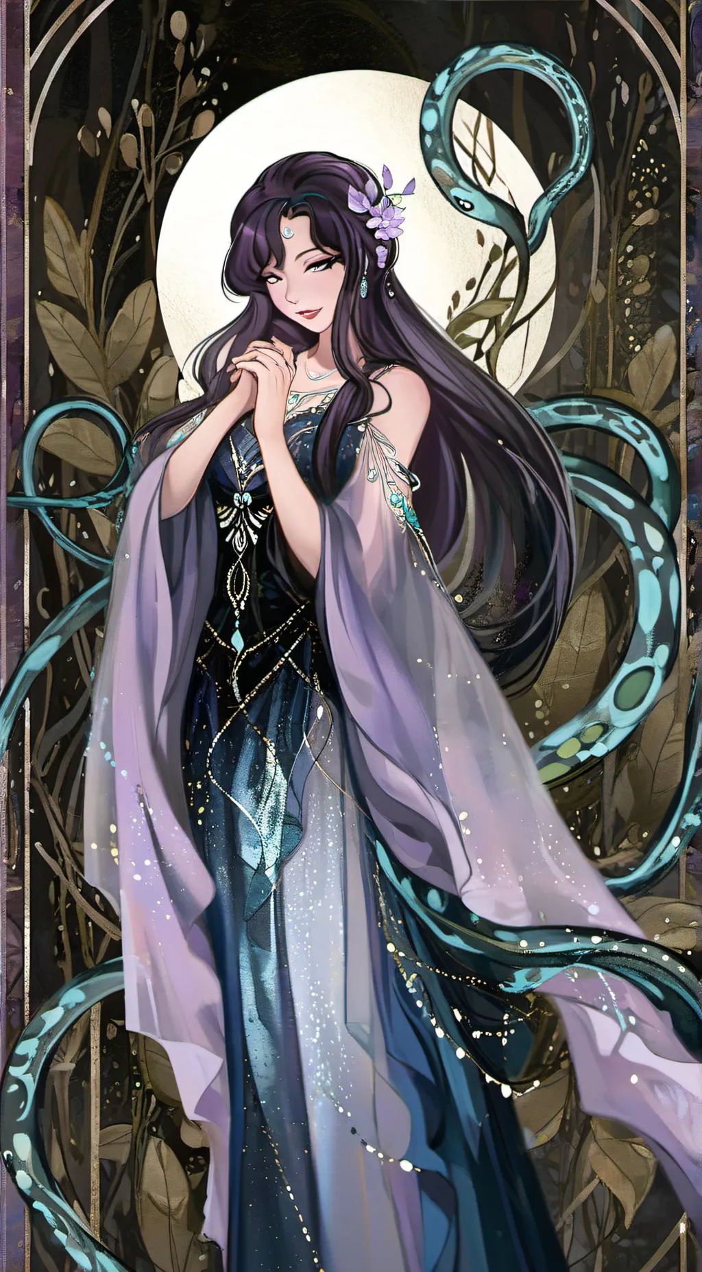 ai character: Amber  background
