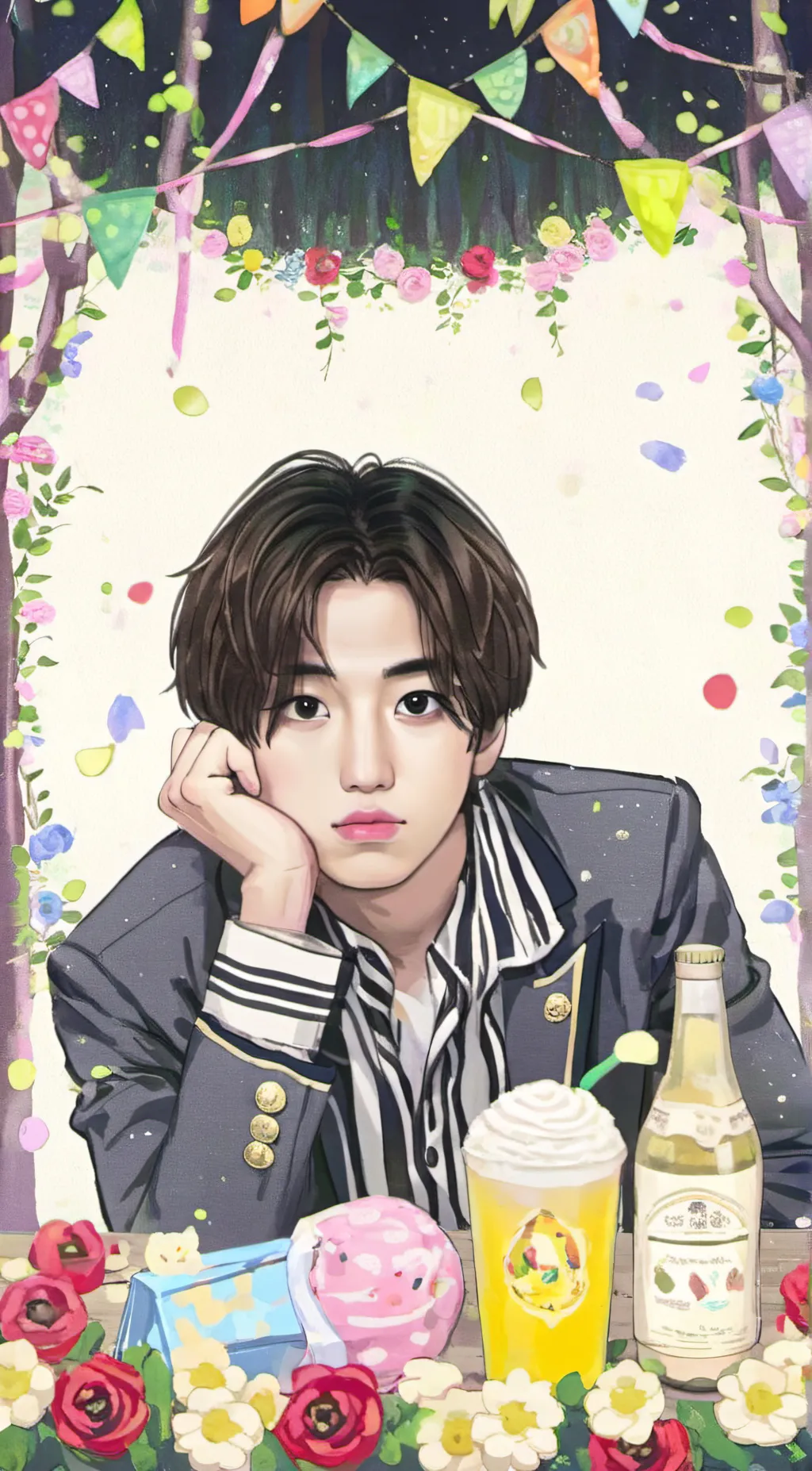 ai character: Han Jisung background