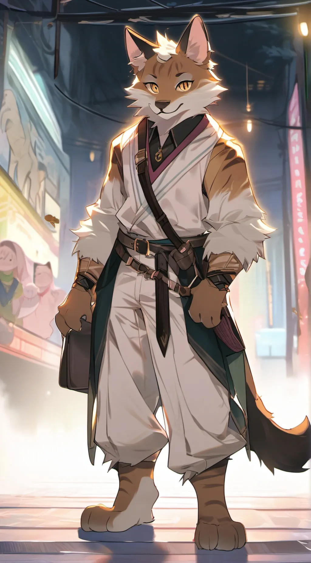 ai character: Knot-a-furry background