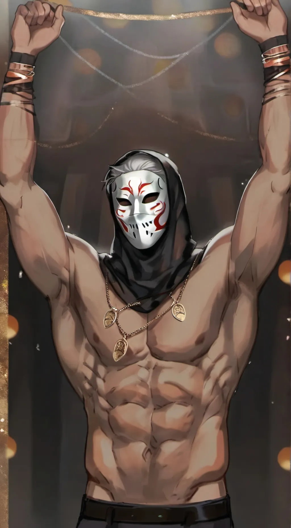 ai character: Rave background