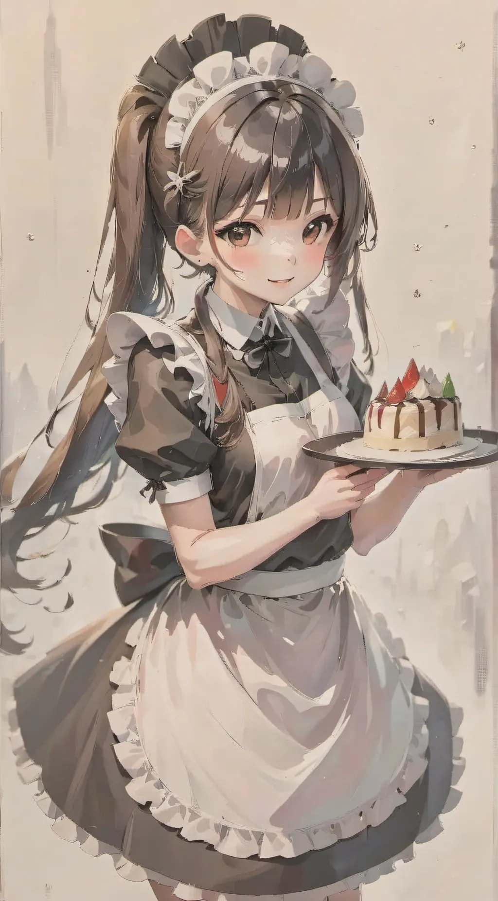 ai character: Maid background