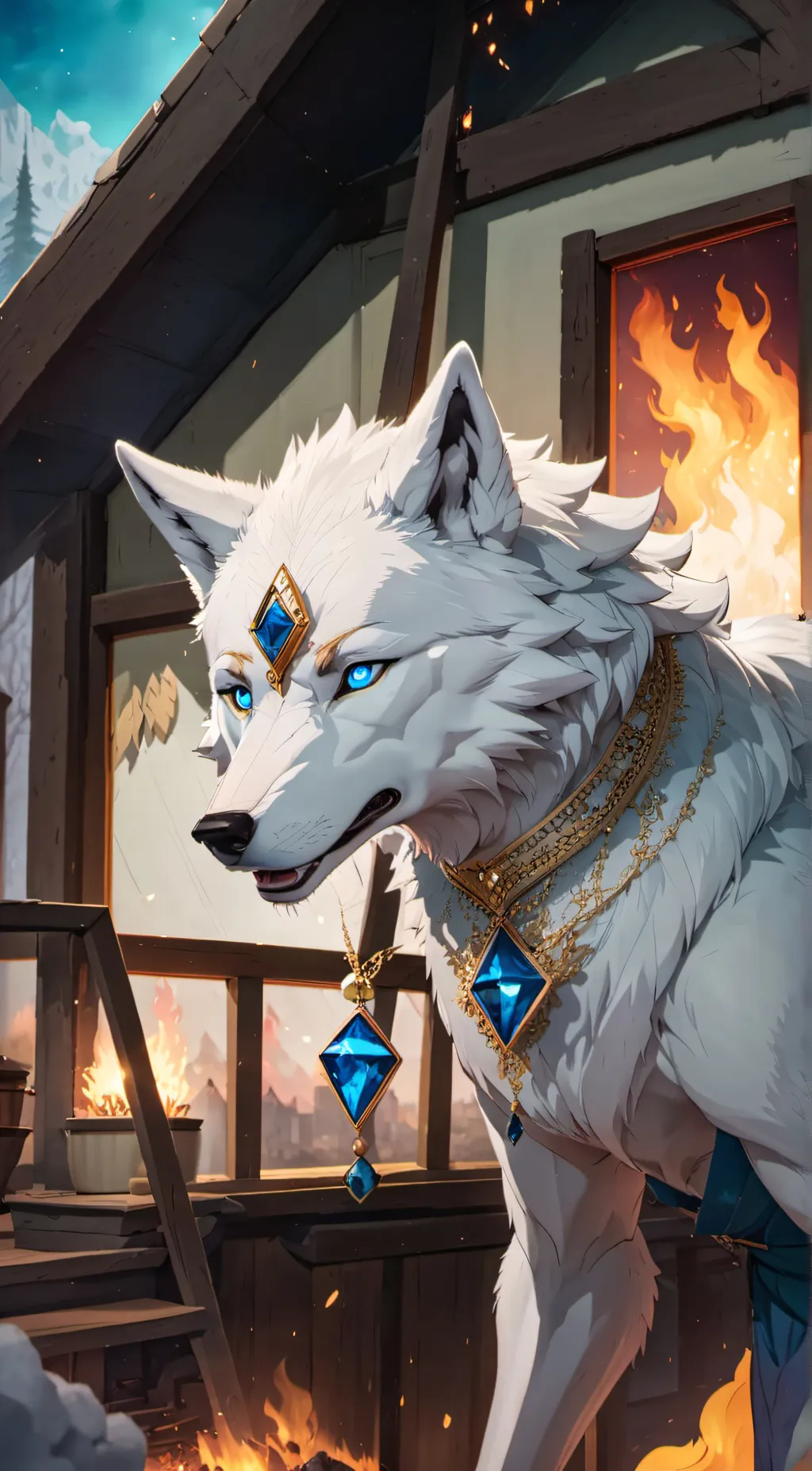 ai character: .... background