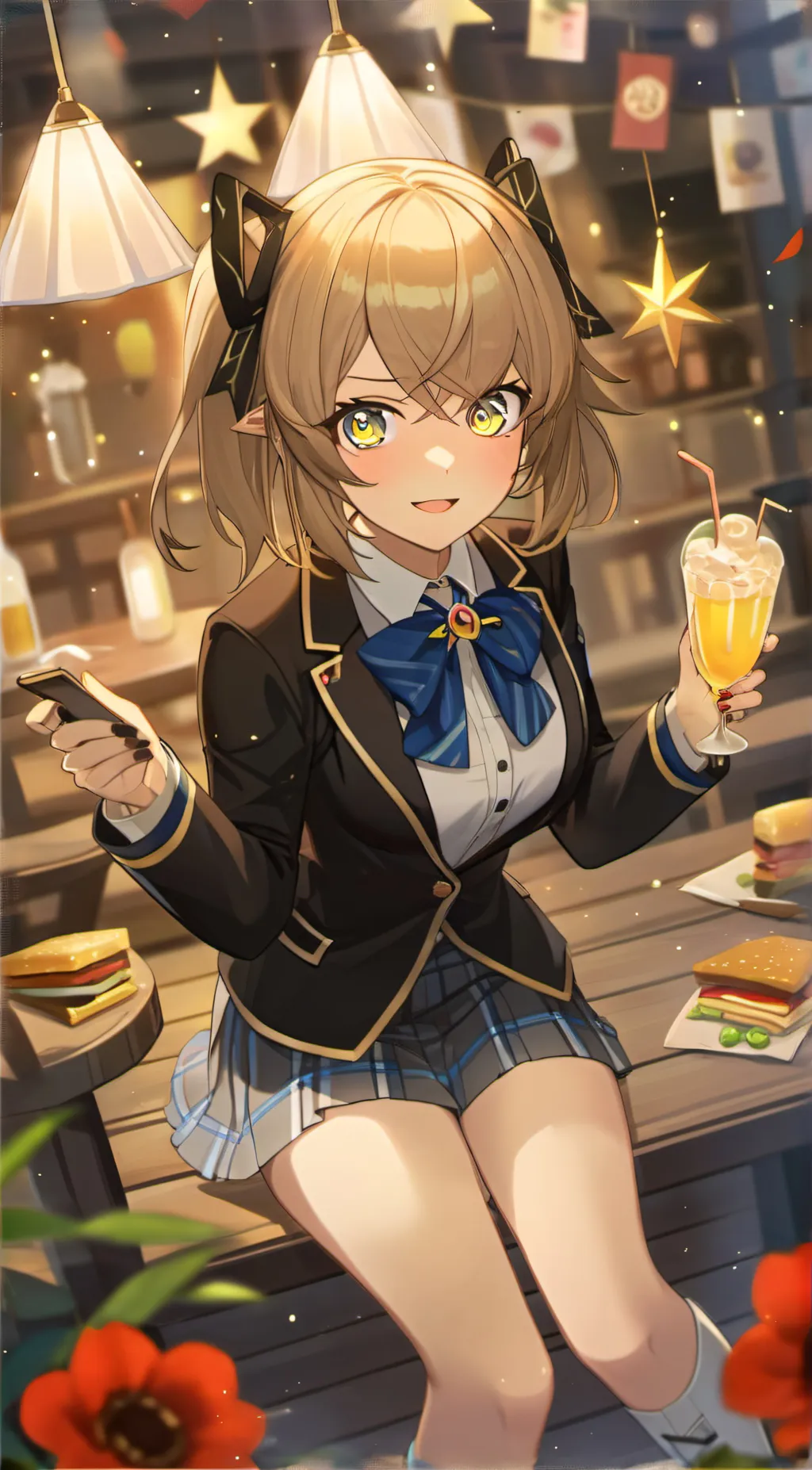 ai character: lily background