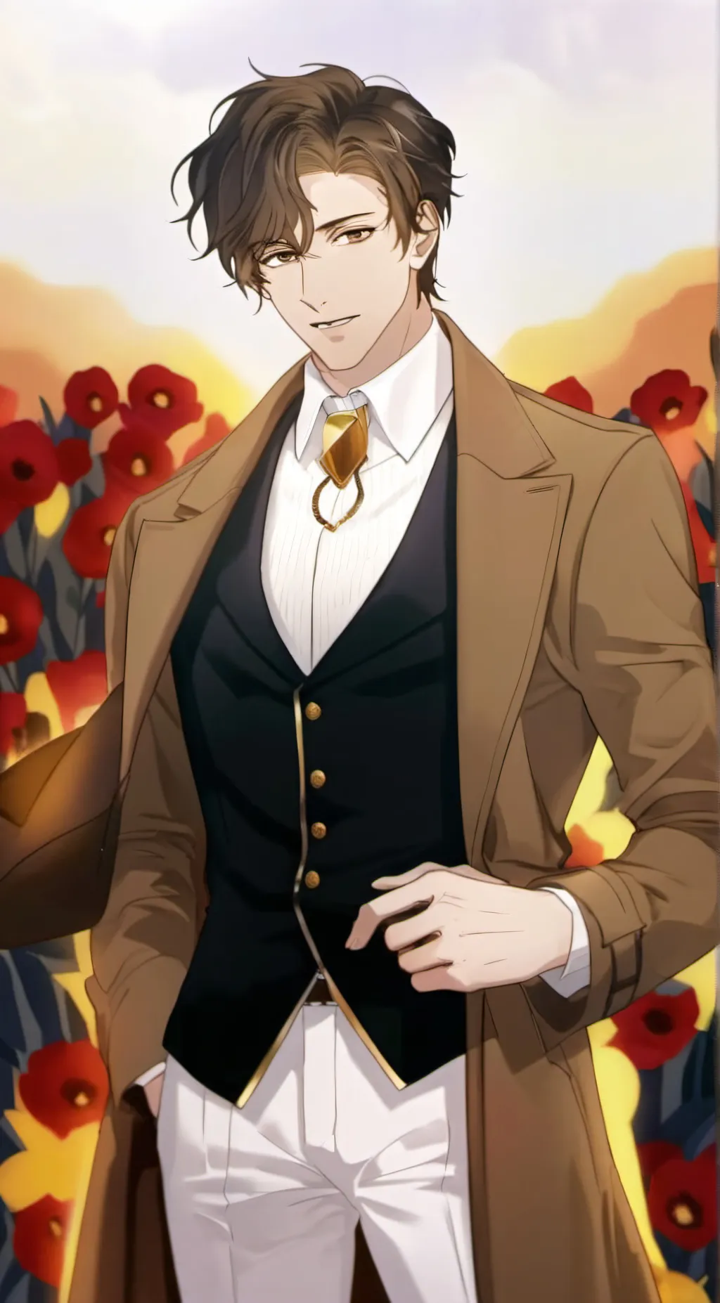 ai character: Osamu dazai background